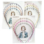 تل مو زنانه مدل فلزی اسپرت طرح زیگزاگی مردانه کد T800a بسته 3 عددی