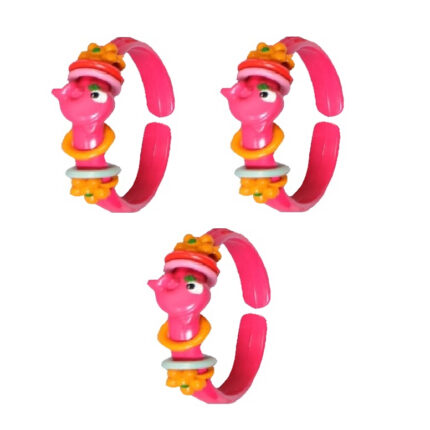 دستبند دخترانه مدل رنگین کمان بسته 3 عددی