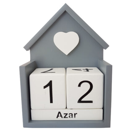 تقویم رومیزی مدل کلبه چوبی کد AZZ725