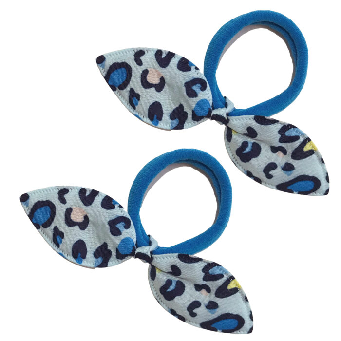 کش مو طرح پلنگی کد M54 مجموعه ۲ عددی